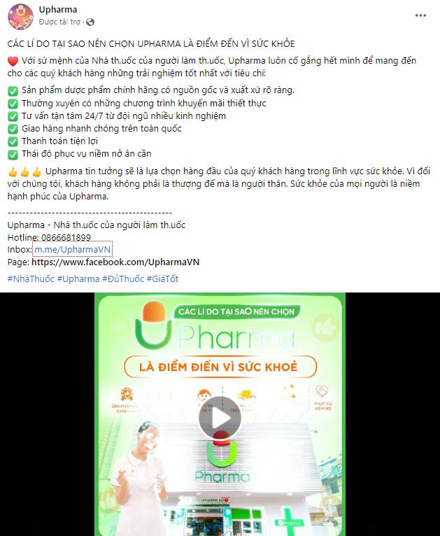 Mẫu content dược phẩm hay 