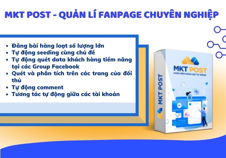 MKT Post - Phần mềm quản lý Fanpage MKT Post - Phần mềm quản lý Fanpage