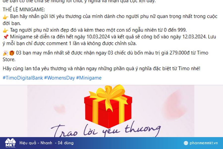 Tương tác với người theo dõi bằng cách tổ chức mini game Tương tác với người theo dõi
