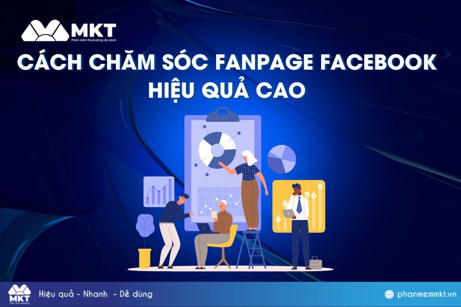 Chăm sóc fanpage hiệu quả cao - Phần mềm MKT