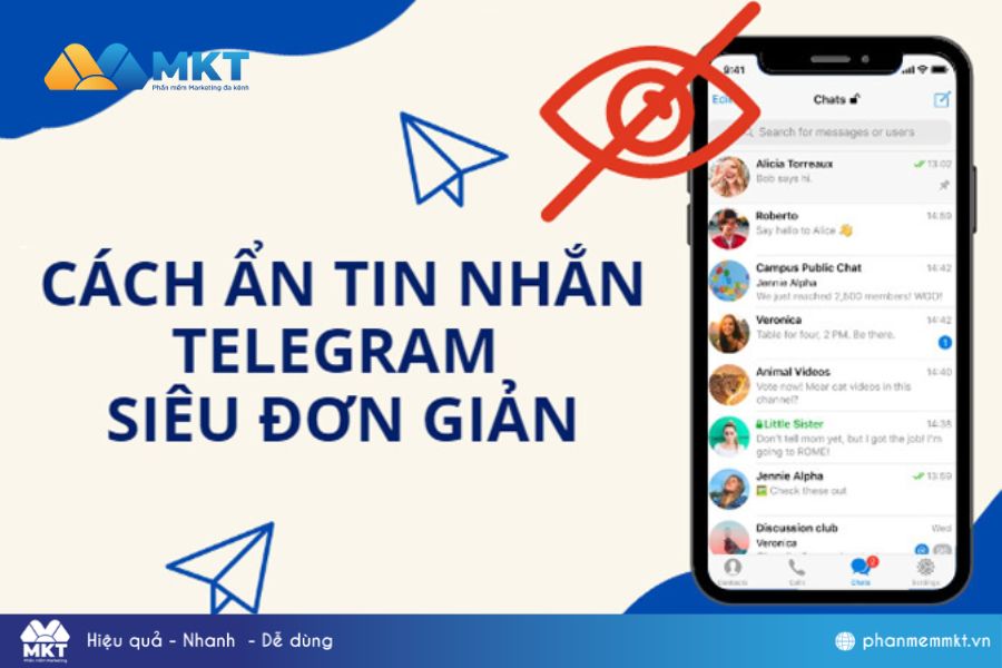 Cách ẩn tin nhắn trên Telegram nhanh chóng