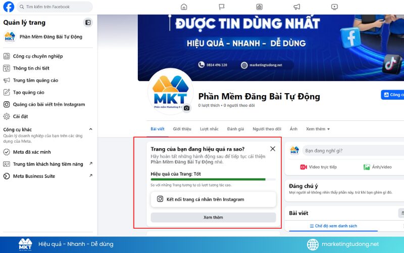 định hướng chuẩn tệp fanpage