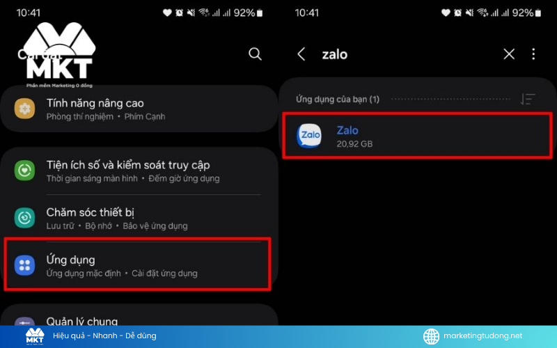 zalo không báo cuộc gọi đến