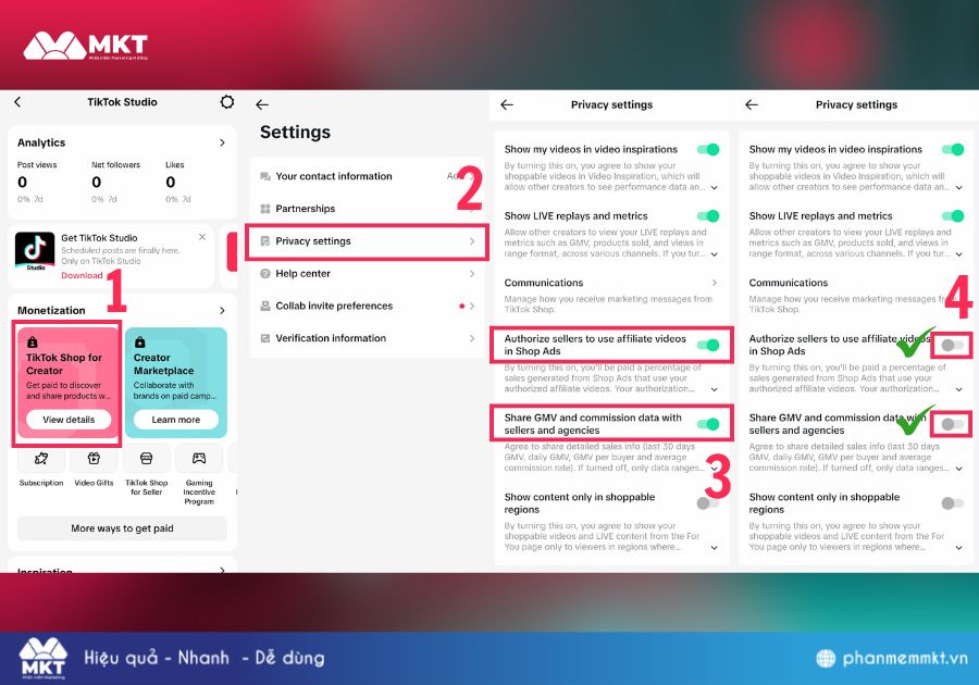 4 bước để hủy ủy quyền quảng cáo trên TikTok