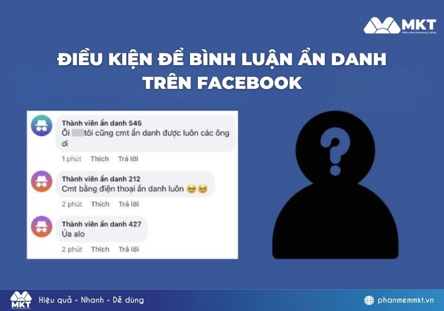 bình luận ẩn danh trên Facebook