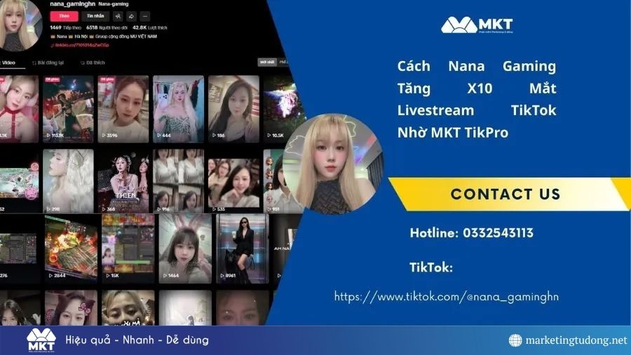 Bí quyết Nana Gaming livestream