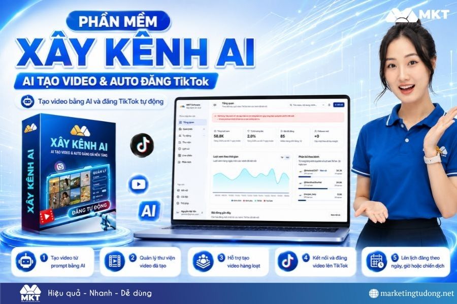 Tạo video TikTok bằng AI