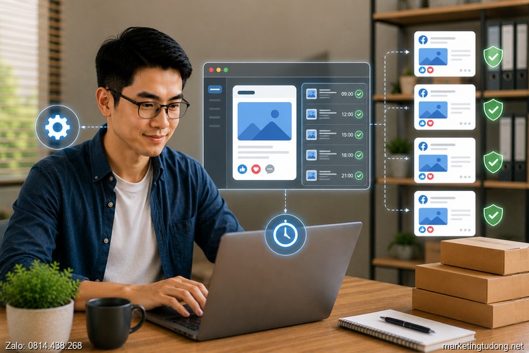 tool đăng bài Facebook không spam lên lịch và spin nội dung