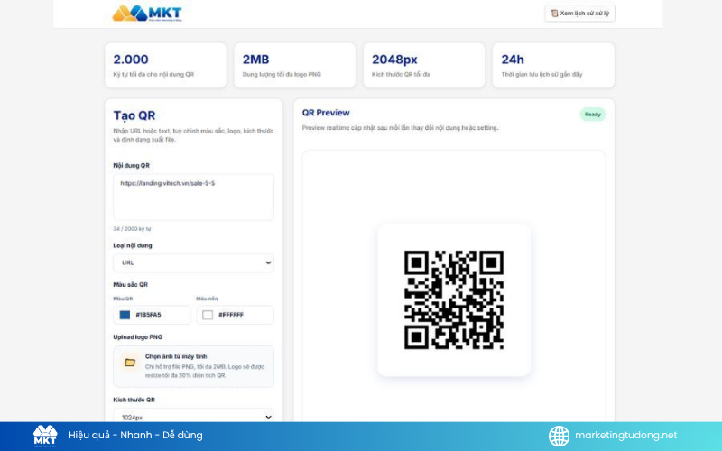 MKT QR Generation