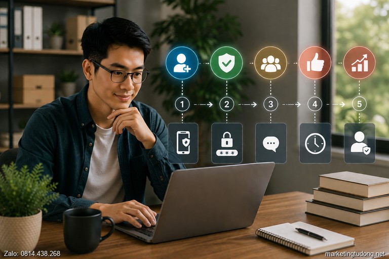 tool nuôi tài khoản Facebook theo quy trình bốn bước an toàn
