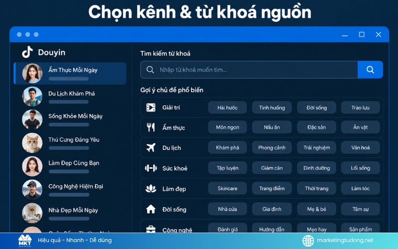 Tải video douyin